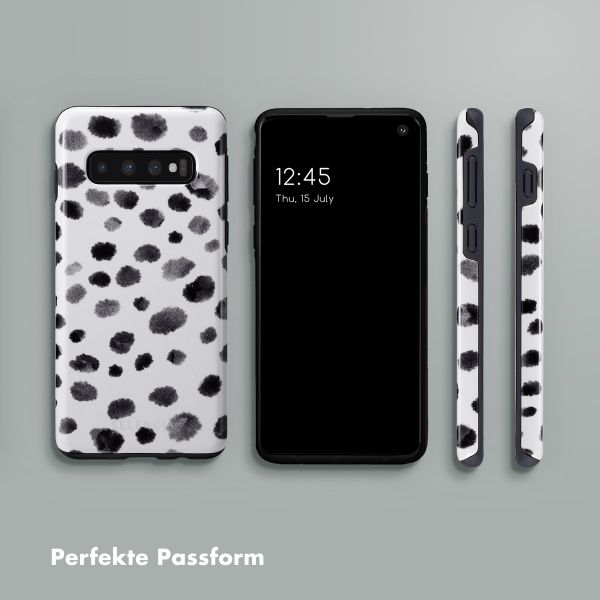 Selencia Vivid Back Cover Samsung Galaxy S10 - Trendy Leopard