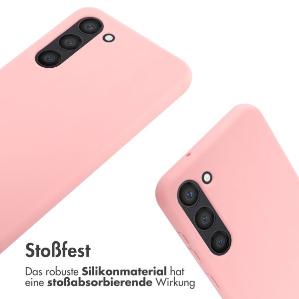 imoshion SilikonHülle mit Band Samsung Galaxy S23 Plus - Rosa