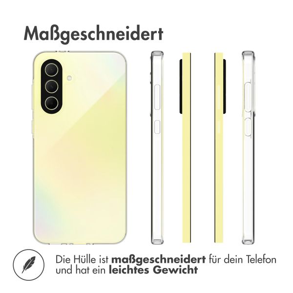 Accezz TPU Clear Cover für das Samsung Galaxy A36 - Transparent