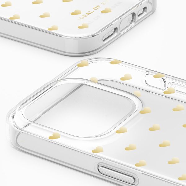 iDeal of Sweden Mirror Case Apple iPhone 15 Pro Max - Golden Hearts