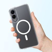 Accezz Xtreme Impact Backcover mit MagSafe Samsung Galaxy S25 Edge - Transparent