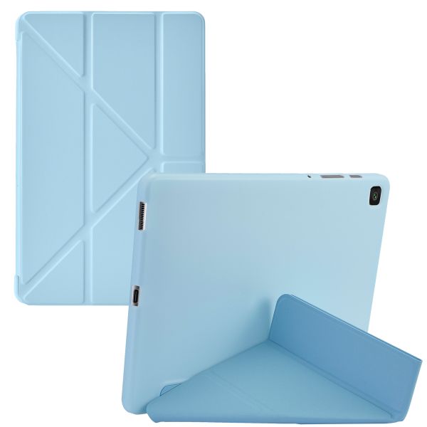 imoshion Origami Klapphülle für das Samsung Galaxy Tab S6 Lite / Tab S6 Lite (2022) / Tab S6 Lite (2024) - Hellblau