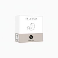 Selencia Crossbody-Telefonband aus echtem Leder - Schwarz