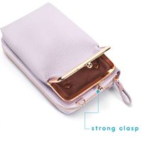 imoshion Vegane Leder-Handytasche Crossbody - Violett