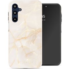 Selencia Vivid Back Cover Samsung Galaxy A16 - Golden Beige Marble