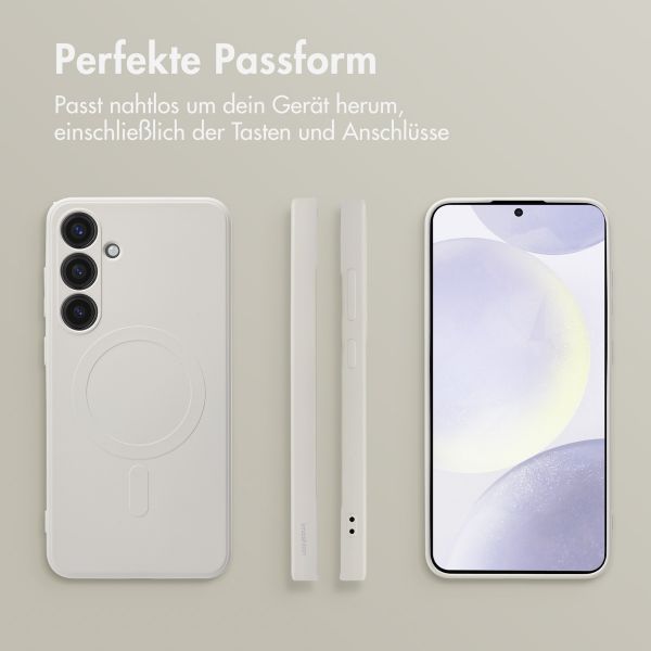 imoshion Color Back Cover mit MagSafe Samsung Galaxy S24 Plus - Beige