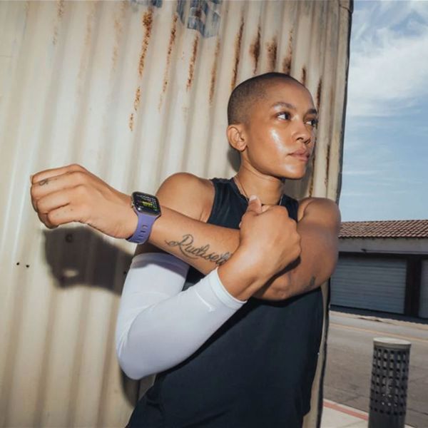 Nomad Tempo Silikonarmband für das  Apple Watch Series 1 - 9 / SE (38/40/41 mm) | Series 10 / 11 (42 mm) - Purple