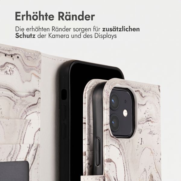 imoshion Design Klapphülle Apple iPhone 12 (Pro) - Sandy Marble