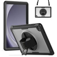 Accezz Robustes Back Cover mit Schultergurt Samsung Galaxy Tab A9 Plus - Transparent