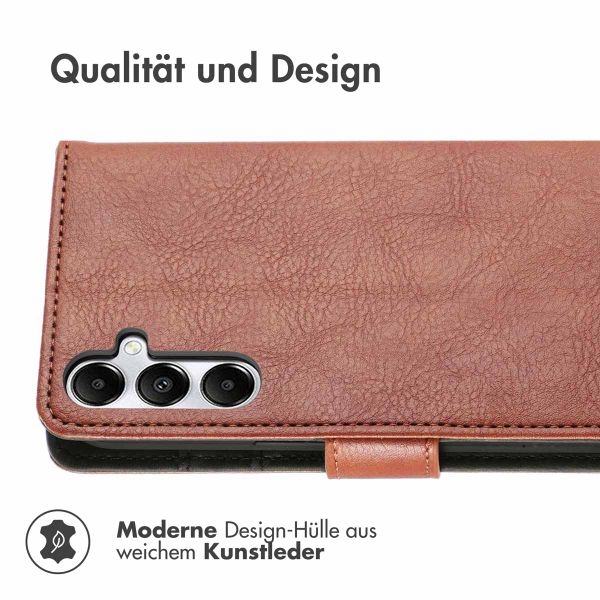 imoshion Luxuriöse Klapphülle Samsung Galaxy S25 Plus - Braun