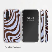 Selencia Vivid Back Cover Samsung Galaxy A36 / A56 - Dream Swirl Chocolate