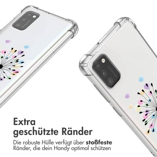 imoshion Design Hülle mit Band Samsung Galaxy A41 - Sandstone Dandelion