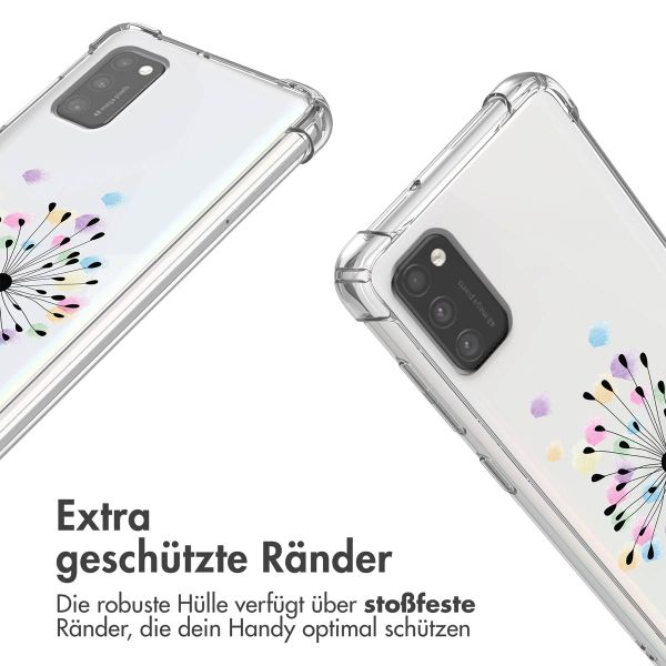 imoshion Design Hülle mit Band für das Samsung Galaxy A41 - Sandstone Dandelion