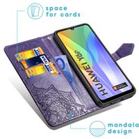 imoshion Mandala Klapphülle Huawei Y6p - Violett