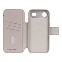 Decoded 2 in 1 Leather Klapphülle MagSafe Apple iPhone 17 Pro - Solid Clay