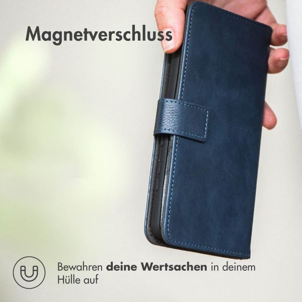 imoshion Luxuriöse Klapphülle für das OnePlus 13 - Dunkelblau