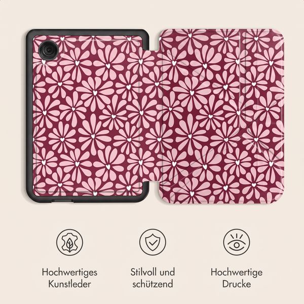 imoshion Design Klappbare Klapphülle Kobo Clara Colour / BW - Bloom Love Blush