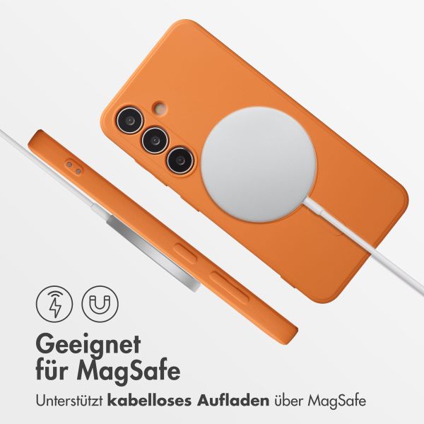 imoshion Color Back Cover mit MagSafe Samsung Galaxy S25 Plus - Neon Orange