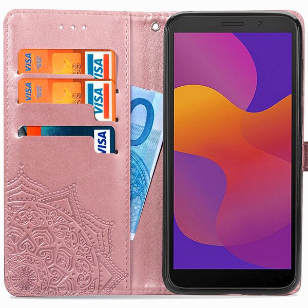 imoshion Mandala Klapphülle Huawei Y5p - Roségold