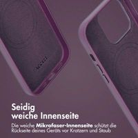 Accezz 2-in-1 Klapphülle aus Leder mit MagSafe für das Apple iPhone 14 Pro - Heath Purple