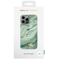 iDeal of Sweden Fashion Back Case für das iPhone 13 Pro Max - Mint Swirl Marble