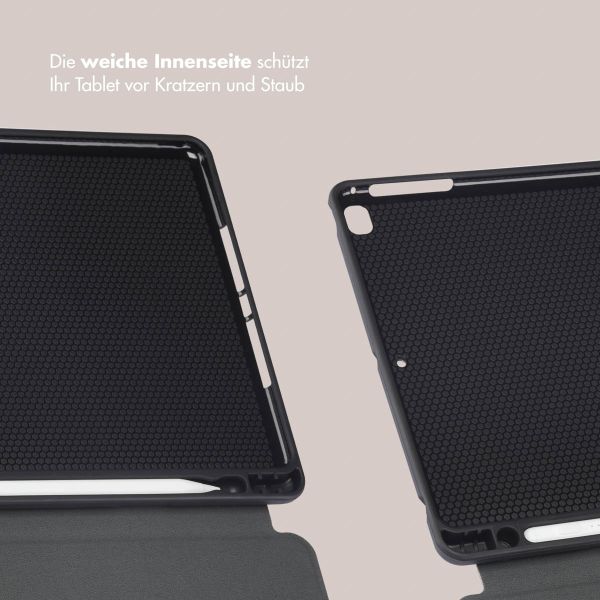 Selencia Vivid Klapphülle Apple iPad 6 (2018) 9.7 Zoll / iPad 5 (2017) 9.7 Zoll - Art Wave Black