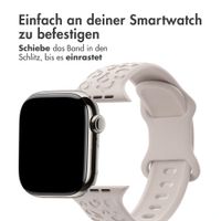 imoshion Silikonarmband Leopardenmuster für Apple Watch Series 1 - 9 / SE (38/40/41 mm) | Series 10 / 11 (42 mm) - Polarstern