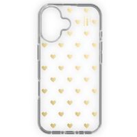iDeal of Sweden Mirror Case Apple iPhone 16 - Golden Hearts
