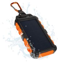 Xtorm ﻿Xtreme Series - Solarladegerät Powerbank 10.000 mAh - Schwarz/Orange