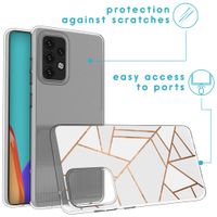 imoshion Design Hülle Samsung Galaxy A52(s) (5G/4G) - White Graphic