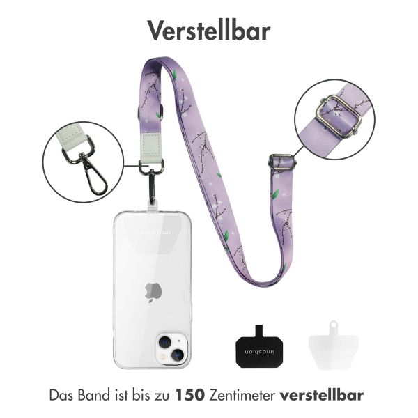 imoshion ﻿Universell verstellbares Telefonband + Handschlaufe - Blossom