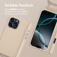 imoshion Color Backcover mit abtrennbarem Band MagSafe für das Apple iPhone 16 Pro - Nude