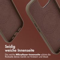 Accezz MagSafe Leather Backcover Apple iPhone 15 - Kaffeebraun