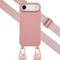 Selencia SilikonHülle mit abnehmbarem Band Apple iPhone Air - Sand Pink