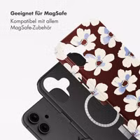 Selencia Vivid Rückabdeckung mit MagSafe Apple iPhone 16 - Choco Flower Pop