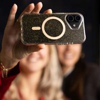 imoshion Klare Glitter Backcover mit MagSafe Apple iPhone 14 - Gold