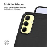 imoshion Brushed Back Cover für das Samsung Galaxy A35 - Schwarz