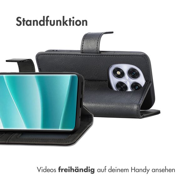 imoshion Luxuriöse Klapphülle Xiaomi Poco X7 - Schwarz