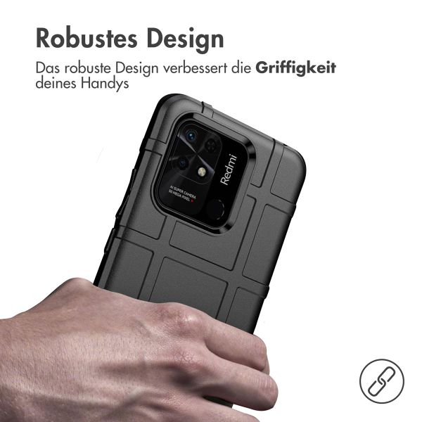 imoshion Rugged Shield Backcover für das Xiaomi Redmi 10C - Schwarz