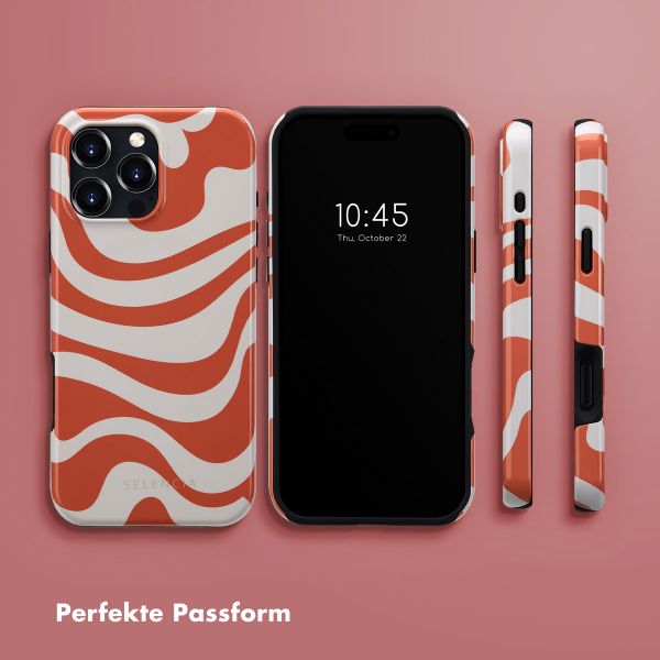 Selencia Vivid Rückabdeckung mit MagSafe Apple iPhone 16 Pro Max - Dream Swirl Orange