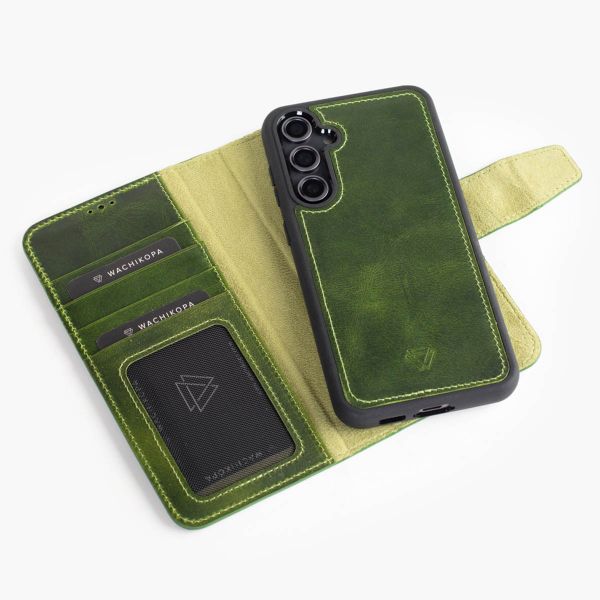 Wachikopa Magic Klapphülle 2-in-1 für das Samsung Galaxy S24 Plus - Forest Green