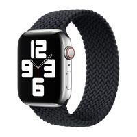 Apple Geflochtenes Solo Loop für das  Apple Watch | 44/45/46/49 mm - Größe 11 - Charcoal