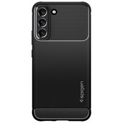 Spigen Rugged Armor™ Case Schwarz für das Samsung Galaxy S22 Ultra