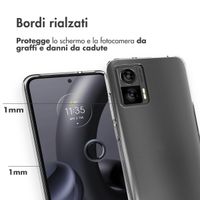 Accezz Clear TPU Backcover Motorola Edge 30 Neo - Transparent