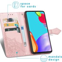 imoshion Mandala Klapphülle Samsung Galaxy A72 - Roségold