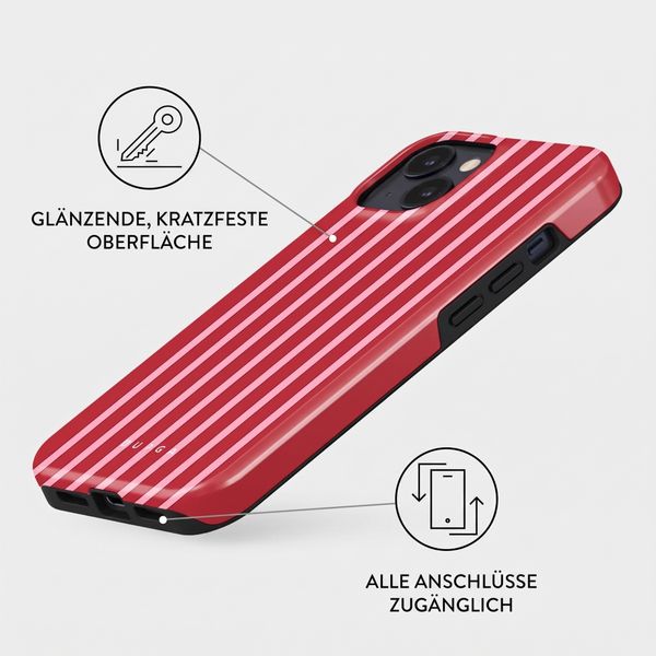 Burga Tough Back Cover MagSafe Apple iPhone 14 - Strawberry Jam