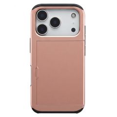 imoshion Backcover mit Kartenfach Apple iPhone 18 Pro / 17 Pro - Rose Gold