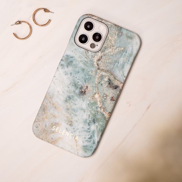 Selencia Maya Fashion Backcover für das Samsung Galaxy A53 - Marble Blue