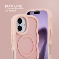 Selencia Wavy Backcover mit MagSafe Apple iPhone 17 - Soft Pink