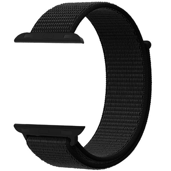 imoshion Nylon-Armband für die Apple Watch Series 1 bis 10 / SE / Ultra (2) (44/45/46/49 mm) - Schwarz